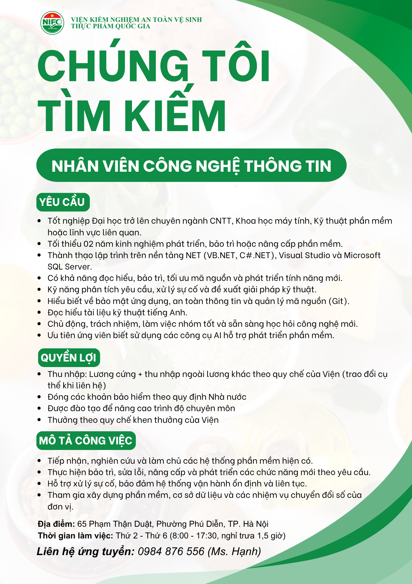 Đăng tin tuyển dụng CNTT